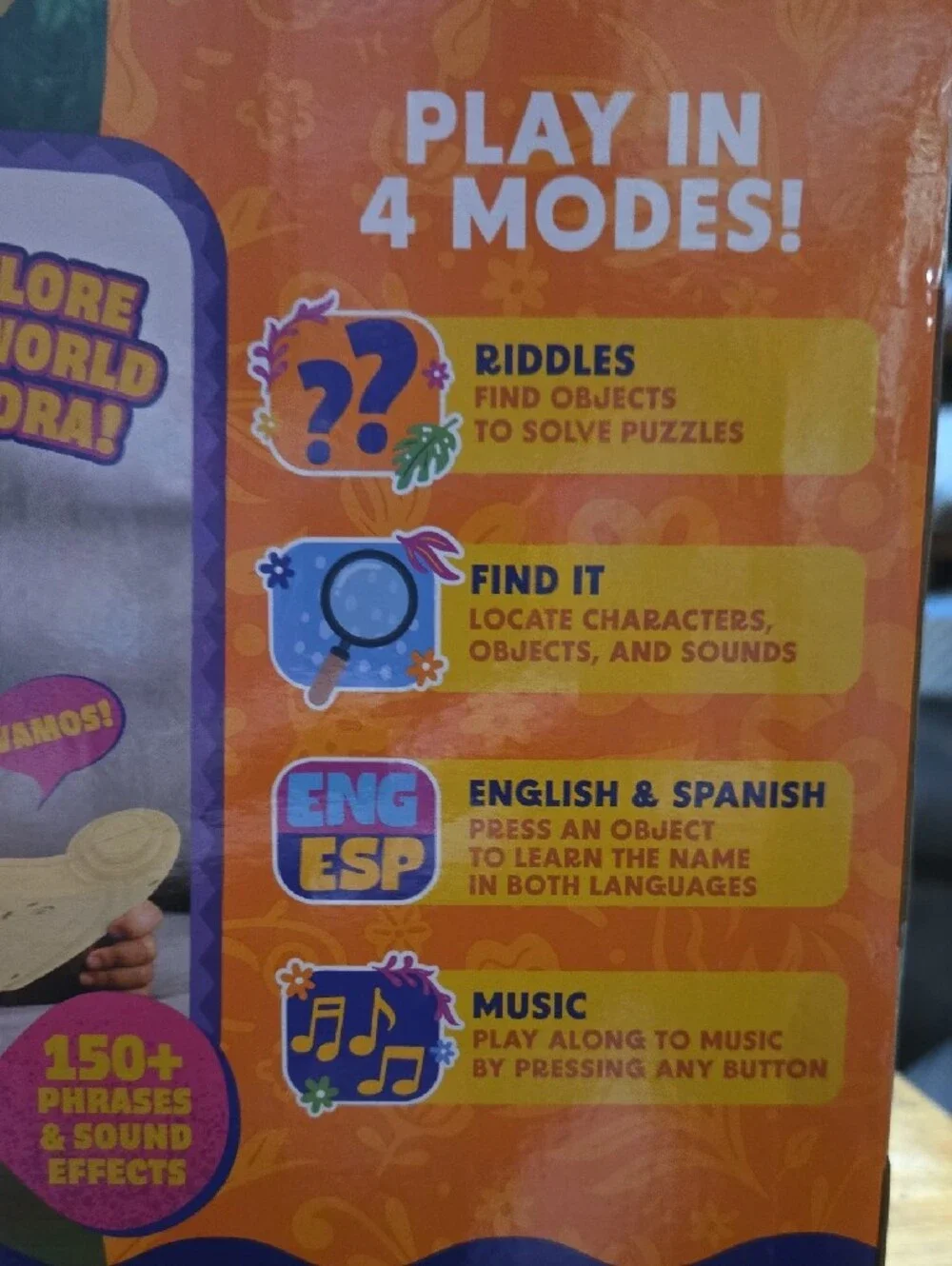 Nickelodeon Dora The Explorer Learn & Play English & Spanish  Discovery Tablet